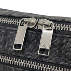 Dior Shoulder Bag Safari Messenger Black Oblique Crossbody Canvas Leather — view 7