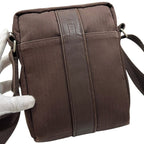 Hermes Shoulder Bag Acapulco Bandouliere PM Brown Crossbody Canvas Leather — view 5