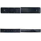 Louis Vuitton Belt Ceinture LV Line Black Blue Monogram Eclipse Reversible — view 4