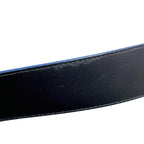 Louis Vuitton Belt Ceinture LV Line Black Blue Monogram Eclipse Reversible — view 7