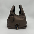 Loewe Karie Tote Canvas Leather Gold