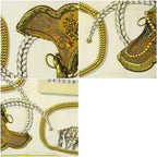 Hermes Scarf Carre 90 Grand Apparat Dressed Horse Ivory — view 9