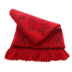Louis Vuitton Echarpe Scarf Wool Fringe Monogram Pattern — view 3