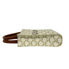 Celine Mini Vertical Cabas Leather 2-Way Shoulder Bag Mini Tote White Brown — view 5