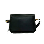 Loewe Vintage Anagram Logo Leather Shoulder Bag Pochette Crossbody Black — view 3
