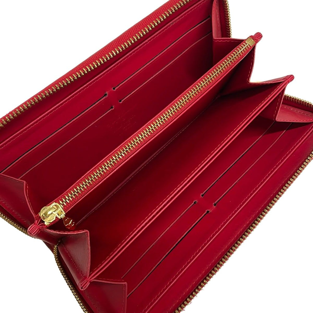 Louis Vuitton Wallet Yayoi Kusama Zippy Rouge Leather — view 3