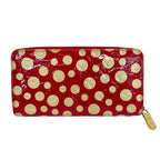 Louis Vuitton Wallet Yayoi Kusama Zippy Rouge Leather — view 2