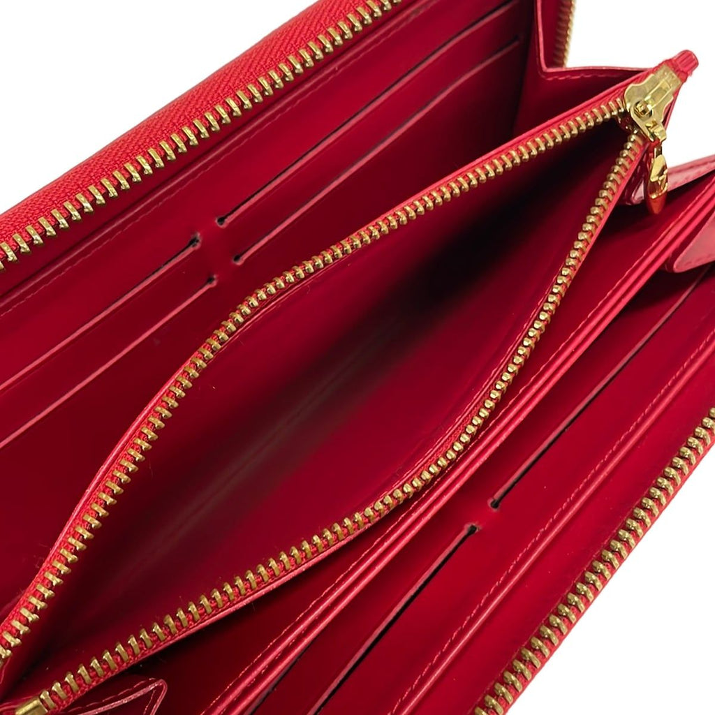 Louis Vuitton Wallet Yayoi Kusama Zippy Rouge Leather — view 4