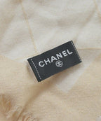 Chanel Shawl Scarf Beige — view 3