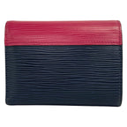 Louis Vuitton Trifold Wallet Epi Portefeuille Victorine Andigo Blue Initial — view 2