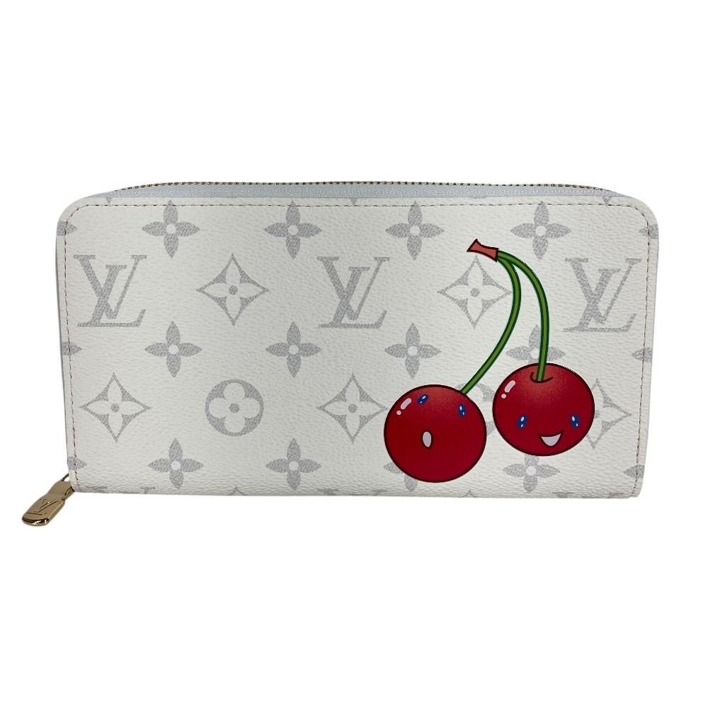 Louis Vuitton Wallet Zippy Monogram Canvas White