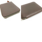 Hermes Coin Case Azap Compact Silk in Epsom Etain Gray — view 9