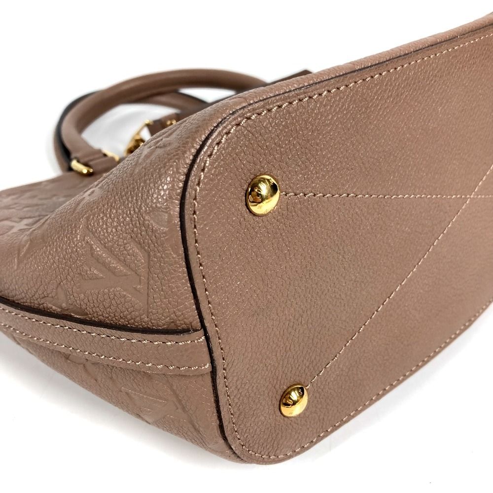 Louis Vuitton Handbag Mazarine PM Monogram Empreinte Leather Taupe Light Brown — view 3