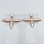 Louis Vuitton Earrings Book le Doreil Pink Gold Metal — view 2