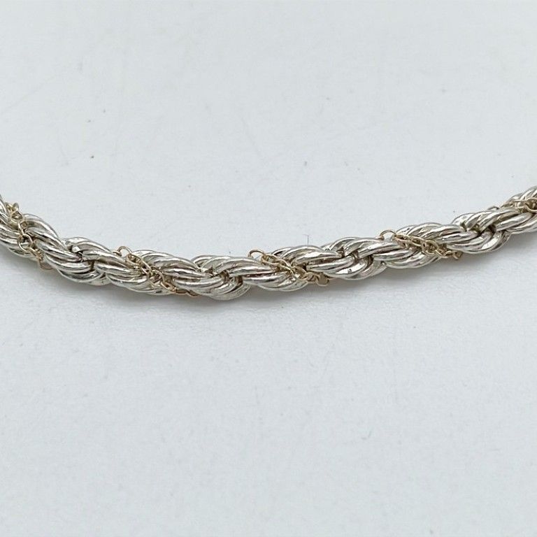 Tiffany & Co Bracelet Silver Gold Twist Chain Combination — view 2