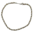 Tiffany & Co Bracelet Silver Gold Twist Chain Combination