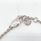 Fendi Bracelet Silver Metal FF Logo Rhinestone — view 4
