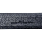 Gucci Belt Jumbo GG Nylon Leather Black Silver — view 7