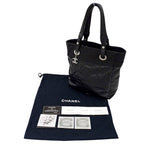 Chanel Paris Biarritz Tote Black Silver — view 8