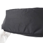 Prada Tote Shoulder Bag 2-Way Nylon Black Logo Large — view 9