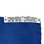 Hermes Scarf Carre 90 la Promenade de Longchamps Walk to Long Chien Silk Blue — view 5