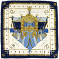 Hermes Scarf Vue du Carrosse de la Galere la Reale Queen's Coronation Carre 90