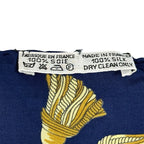Hermes Scarf Vue du Carrosse de la Galere la Reale Queen's Coronation Carre 90 — view 4
