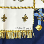 Hermes Scarf Vue du Carrosse de la Galere la Reale Queen's Coronation Carre 90 — view 3