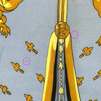 Hermes Scarf Vue du Carrosse de la Galere la Reale Queen's Coronation Carre 90 — view 9