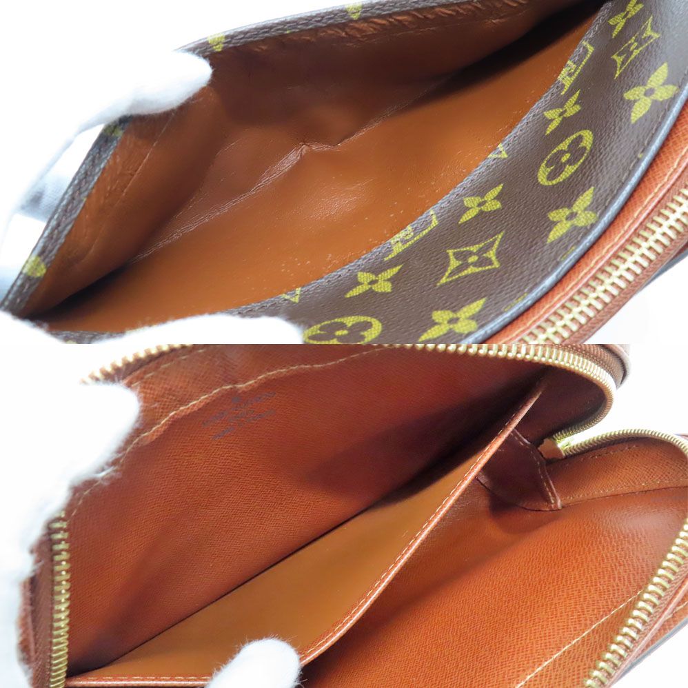 Louis Vuitton Orsay Monogram Clutch Brown Gold — view 7