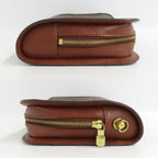 Louis Vuitton Orsay Monogram Clutch Brown Gold — view 4