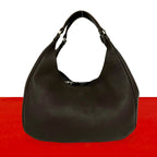 Bottega Veneta Intrecciato Leather Shoulder Bag Semi Tote Brown