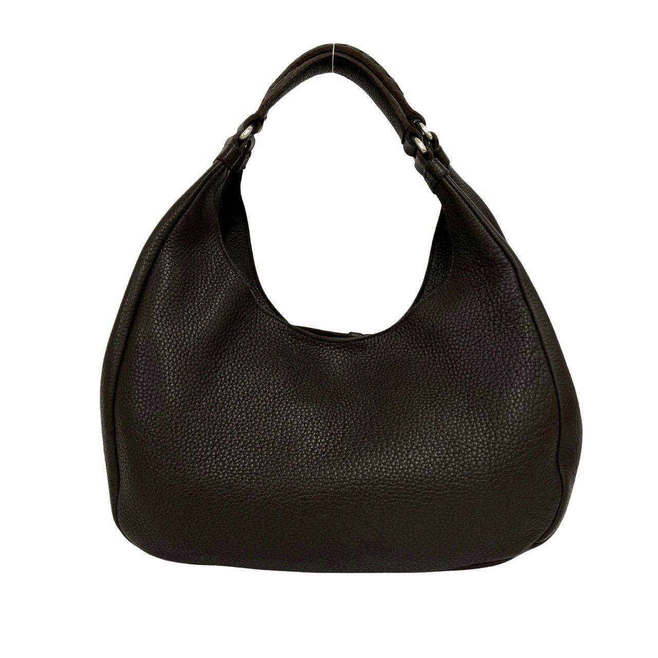 Bottega Veneta Intrecciato Leather Shoulder Bag Semi Tote Brown — view 3