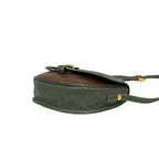 Loewe Vintage Anagram Logo Leather Mini Shoulder Bag Pochette Crossbody Brown — view 8