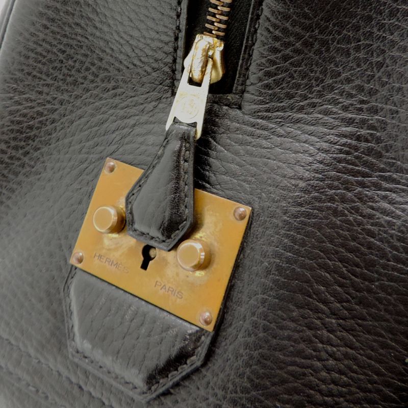 Hermes Boston Bag Travel Bags Black — view 7