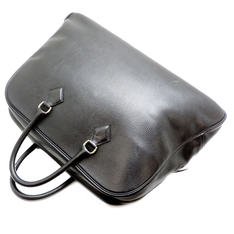 Hermes Boston Bag Travel Bags Black — view 4