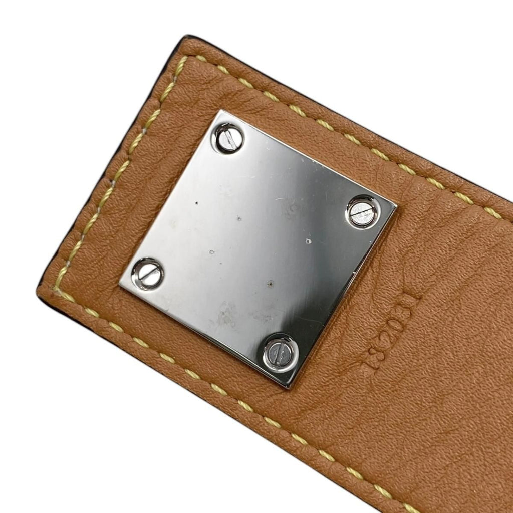Loewe Bracelet Anagram Logo 110.10.024 Calfskin Black Brown Silver — view 5
