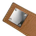 Loewe Bracelet Anagram Logo 110.10.024 Calfskin Black Brown Silver — view 5