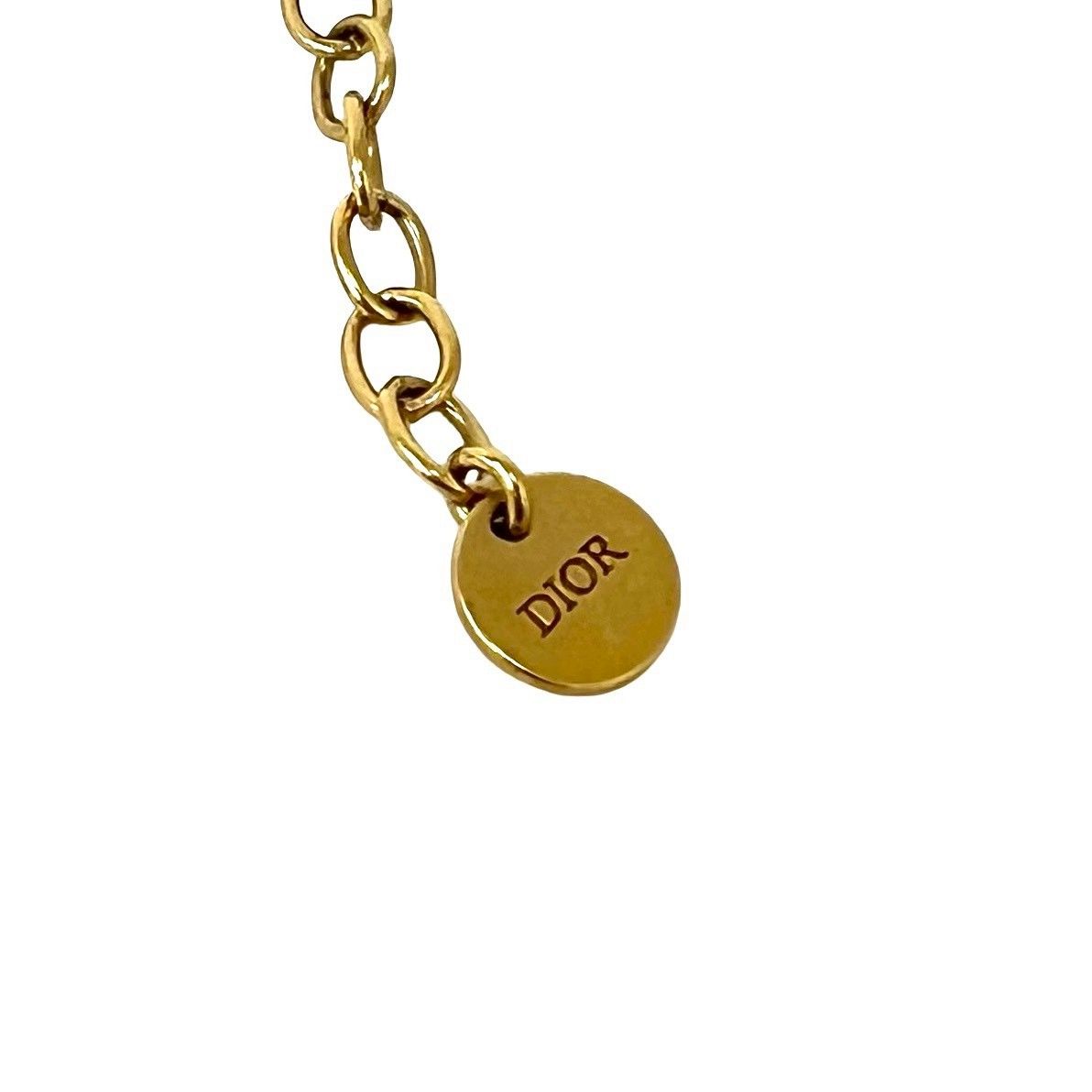 Dior Box Navy Pearl Bracelet Gold — view 3