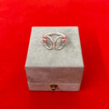 Hermes Vintage Nausicaa Ring 925 Sterling Silver