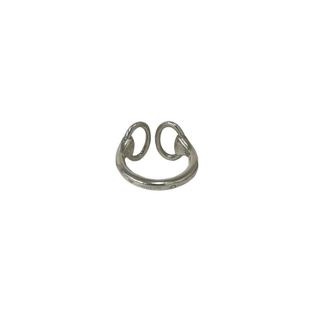 Hermes Vintage Nausicaa Ring 925 Sterling Silver — view 6