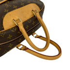 Louis Vuitton Vintage Deauville Monogram Leather Boston Bag Brown — view 4