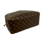 Louis Vuitton Vintage Deauville Monogram Leather Boston Bag Brown — view 8