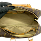 Louis Vuitton Vintage Deauville Monogram Leather Boston Bag Brown — view 9