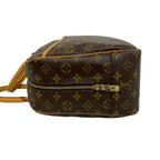 Louis Vuitton Vintage Deauville Monogram Leather Boston Bag Brown — view 5