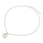 Gucci Interlocking Necklace Silver
