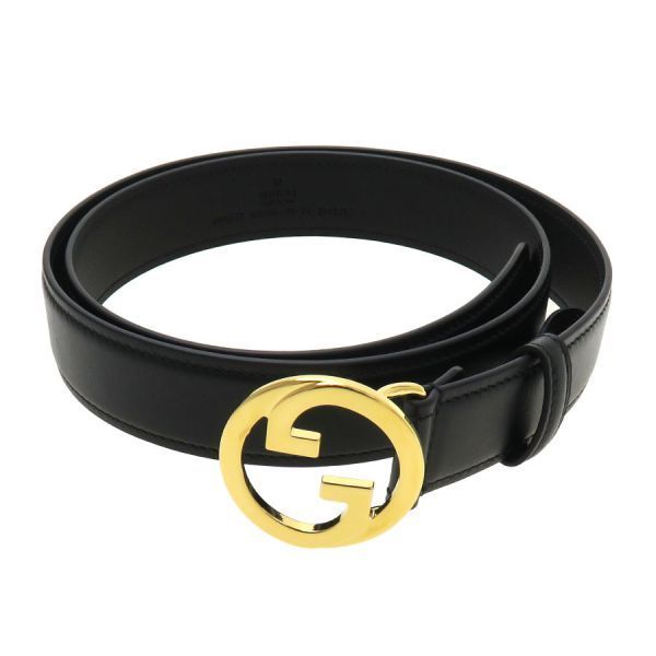 Gucci Interlocking Belt Black