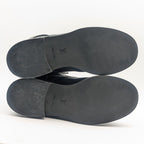 Louis Vuitton Wonderland Line Leather Flat Ranger Boots Black Twist Shoes — view 6