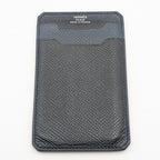 Hermes City Veau Epsom Black Navy Card Case Business Holder — view 2
