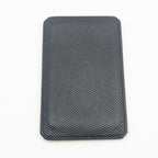 Hermes City Veau Epsom Black Navy Card Case Business Holder — view 3
